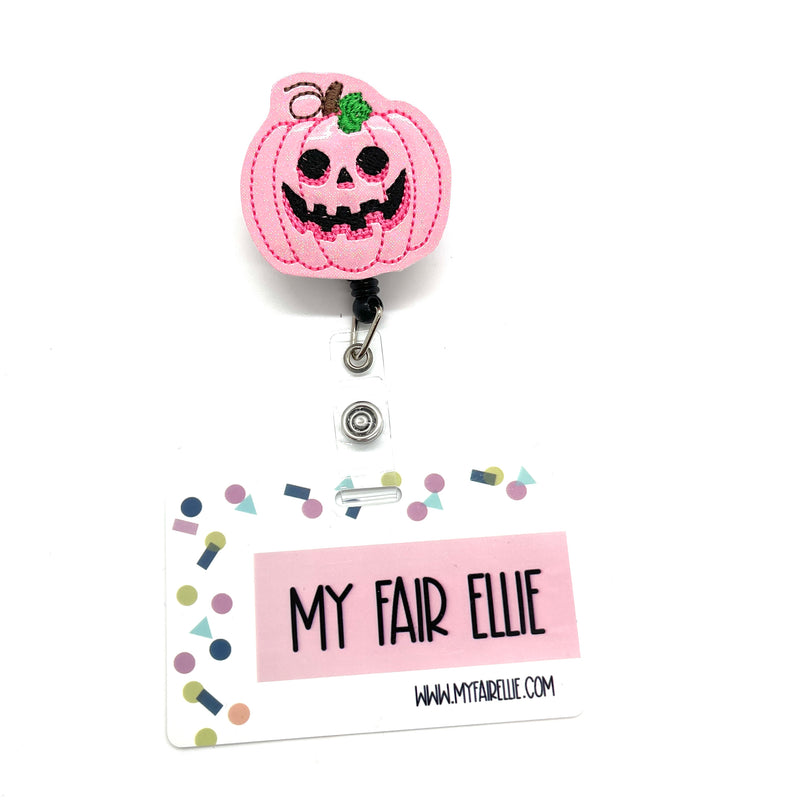 Happy Pink Jack-O-Lantern / Halloween // Spooky Season