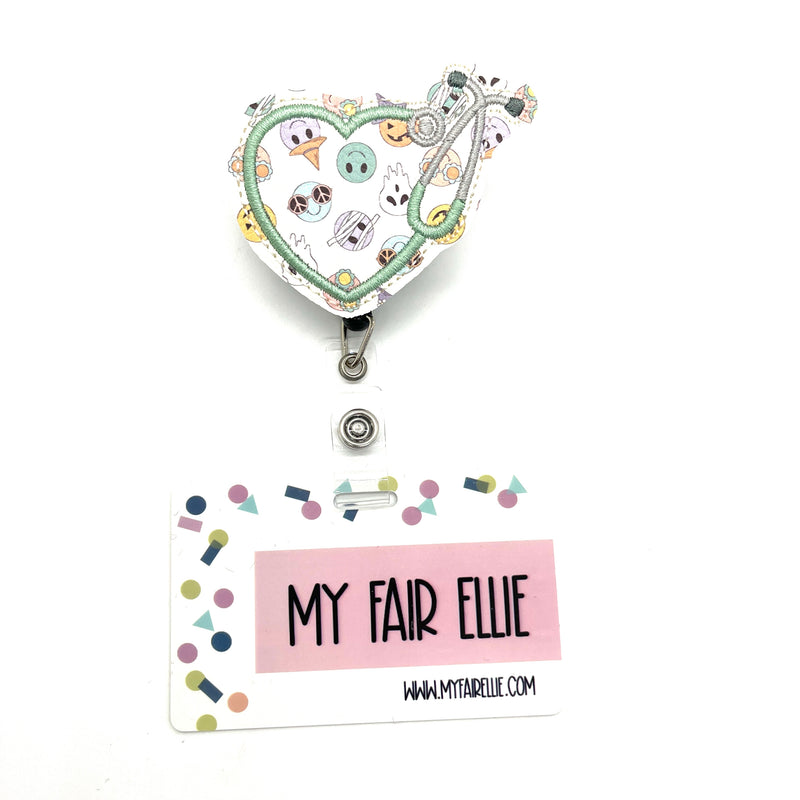 Halloween Smiles Stethoscope Heart // Spooky // Halloween