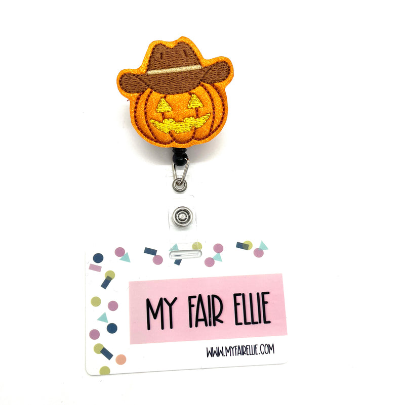 Cowboy Jack-O-Lantern / Halloween // Spooky Season