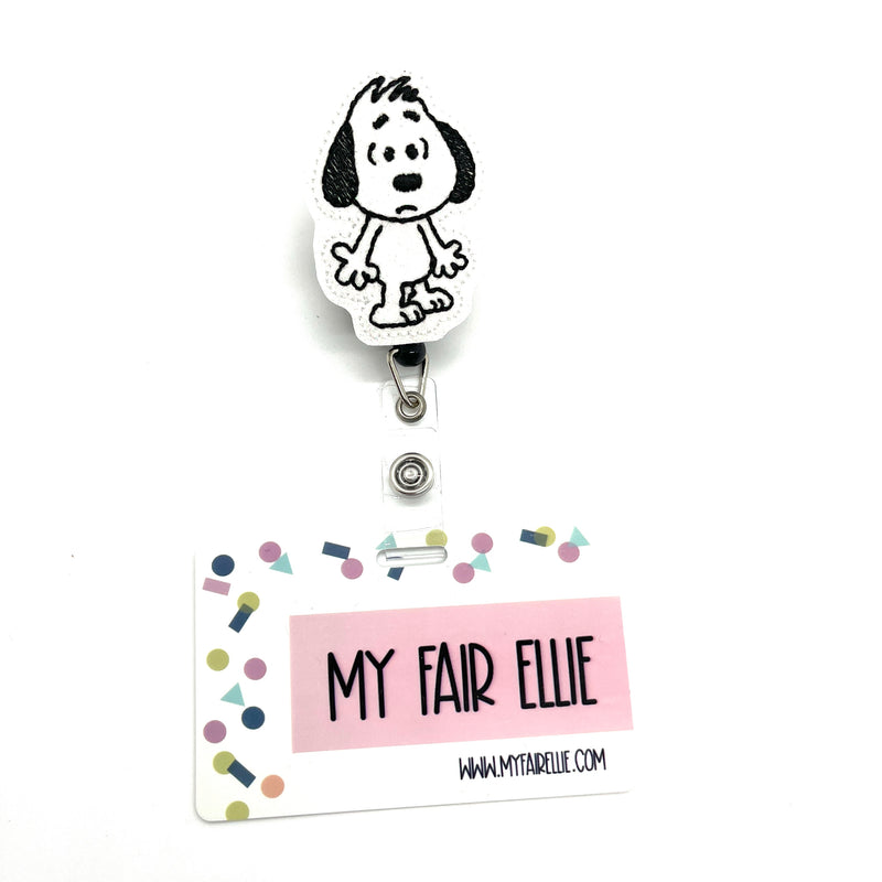 White Dog Huh? // Badge Buddy