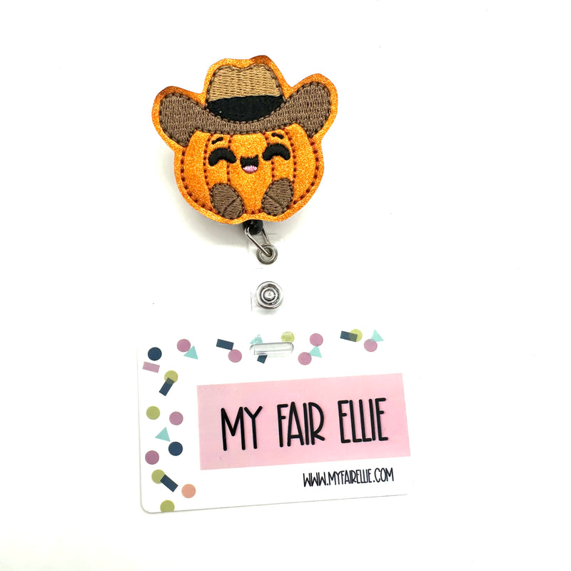 Cowboy Pumpkin // Badge Buddy