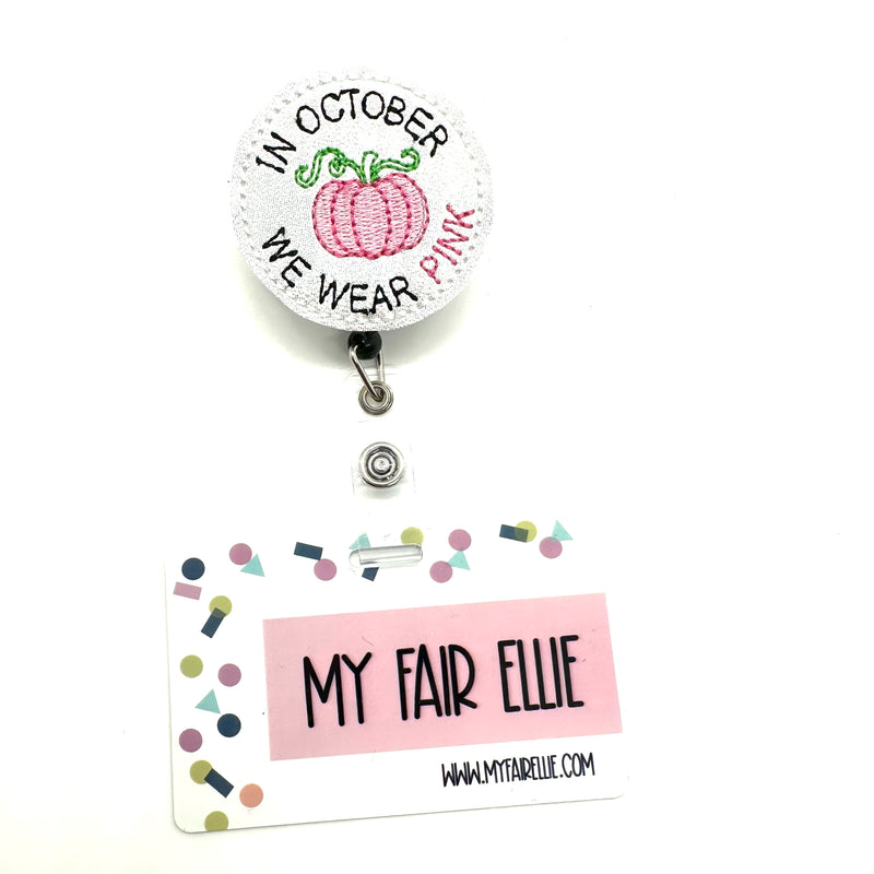 In October We Wear Pink // Badge Buddy