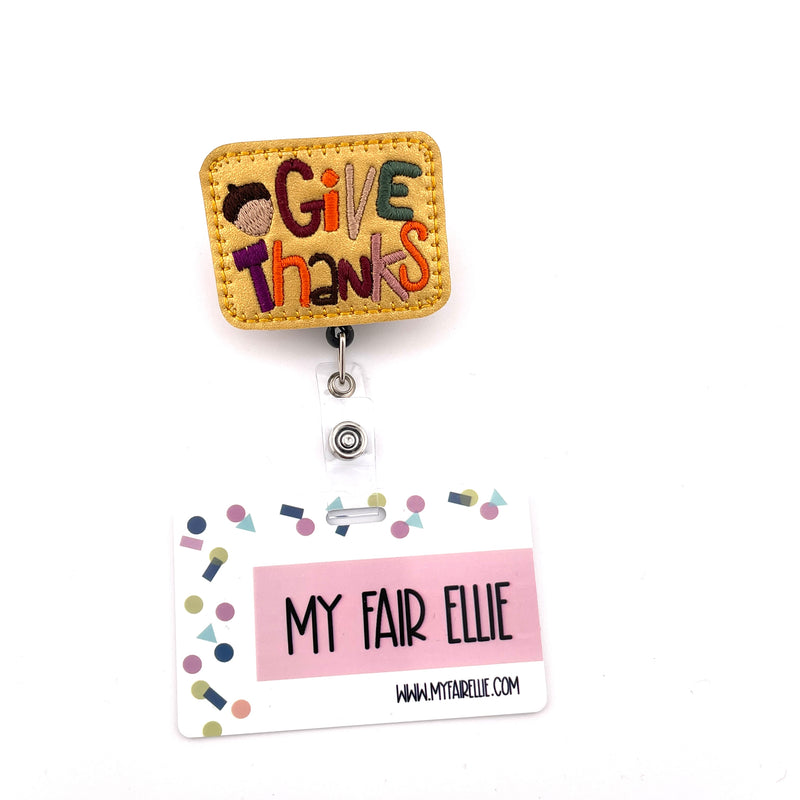 Give Thanks // Badge Buddy