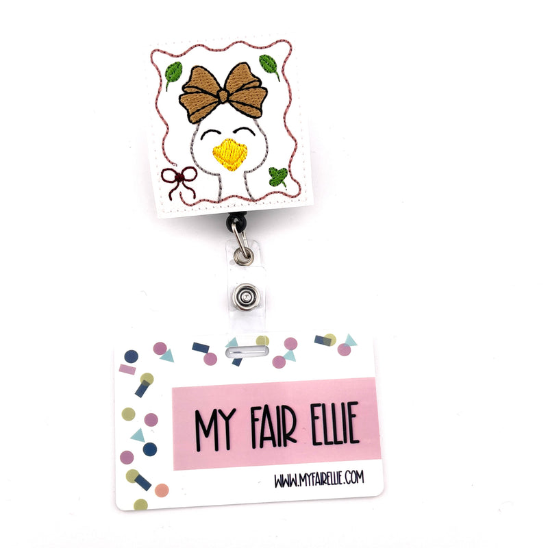 Goose with Bow in Frame // Fall