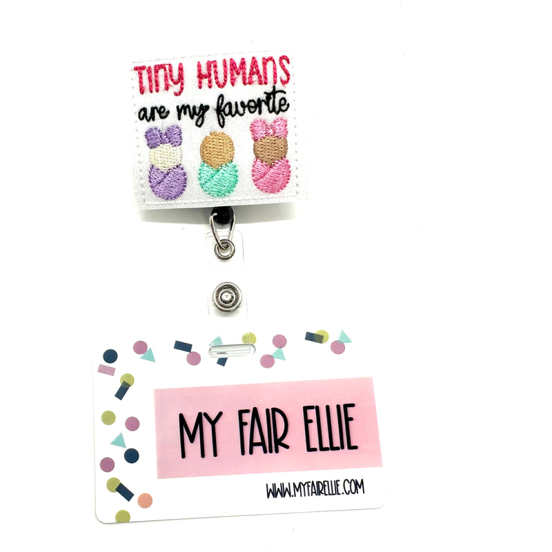 SALE!! Tiny Humans are my favorite (3 babies) // Badge Buddy