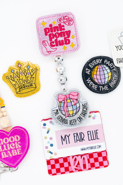 POP UP // Pink Pony Club // POPSTARS // Badge Buddy