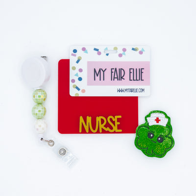 Clover Nurse // St. Patrick's // Badge Buddy