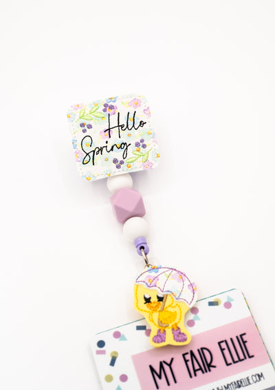 Umbrella Chick + Hello Spring // Badge Buddy