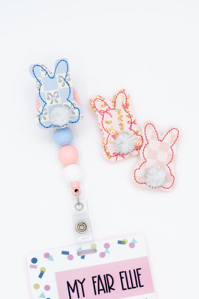 Printed Bunny Butts // Easter // Badge Buddy