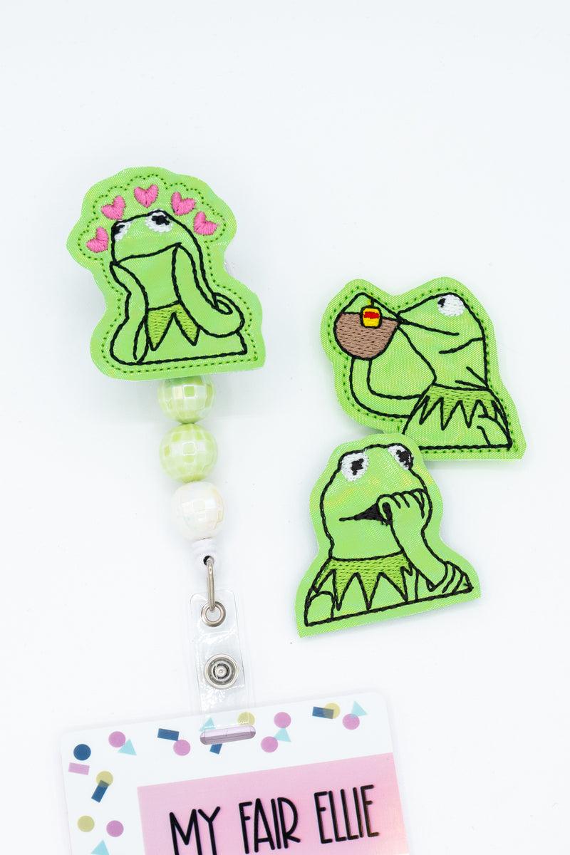 Green Frog // Badge Buddy