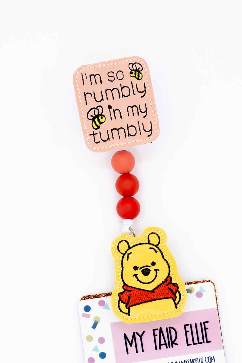 Rumbly in My Tumbly + Hungry Yellow Bear // Badge Buddy