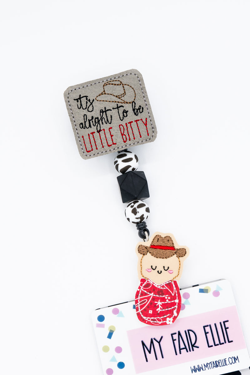 Little Bitty Swaddle Baby Badge Reel Set