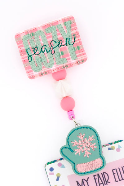Cozy Season // Mitten // Badge Buddy