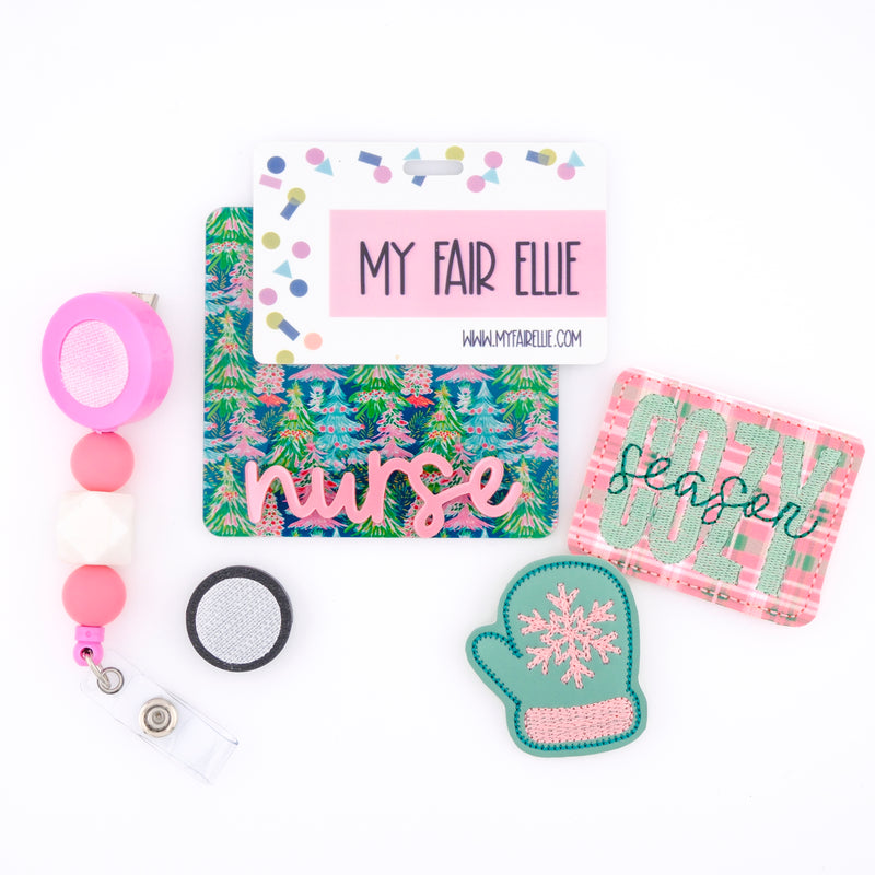 Cozy Season // Mitten // Badge Buddy