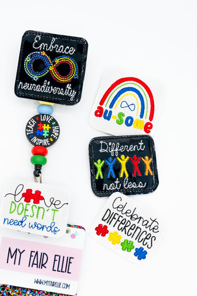 Autism // Embrace Neurodiversity // Badge Buddy