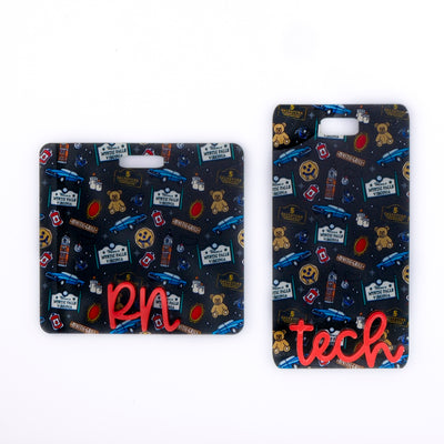 Mystic Vampire Backer with Metallic Red Cake Pop Font  // 2-4 Week Turnaround Time