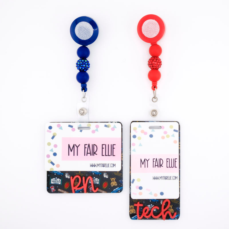 Mystic Vampire Backer with Metallic Red Cake Pop Font  // 2-4 Week Turnaround Time