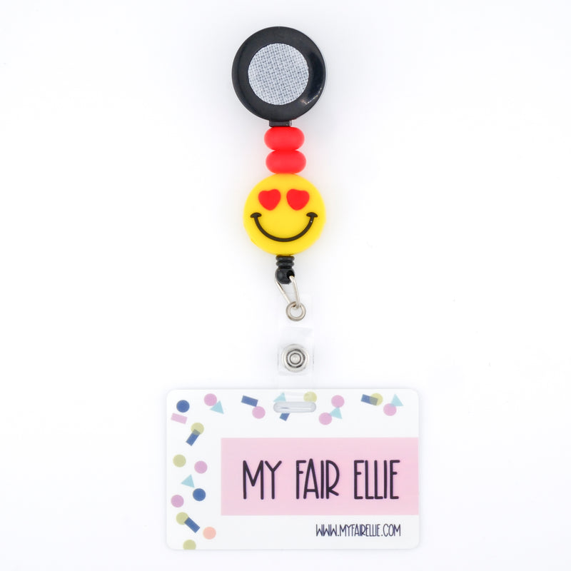 Skinny Red/Skinny Red/Smile Face Bead Reel ONLY! // Black Badge Reel Base