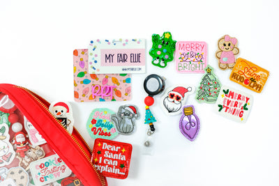 Badge Buddy Storage Bag // Red