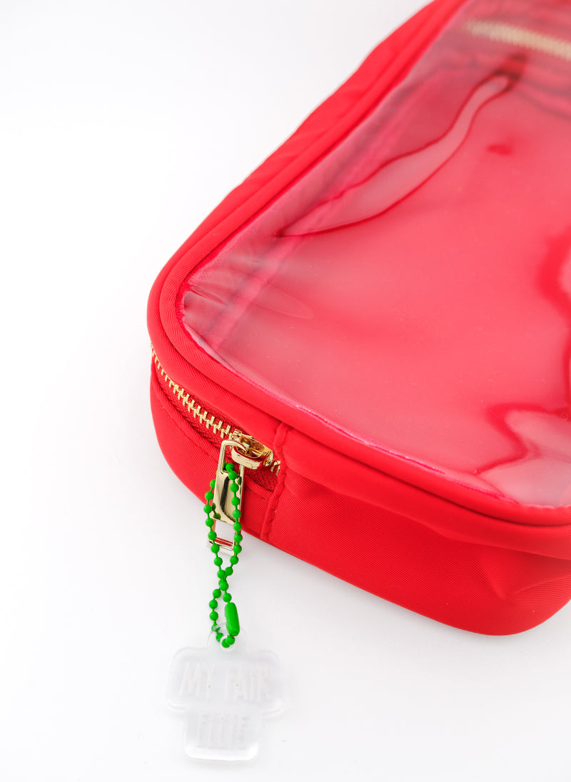 Badge Buddy Storage Bag // Red