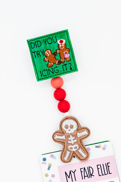 Did you try icing it?  // Gingerbread Xray // Christmas