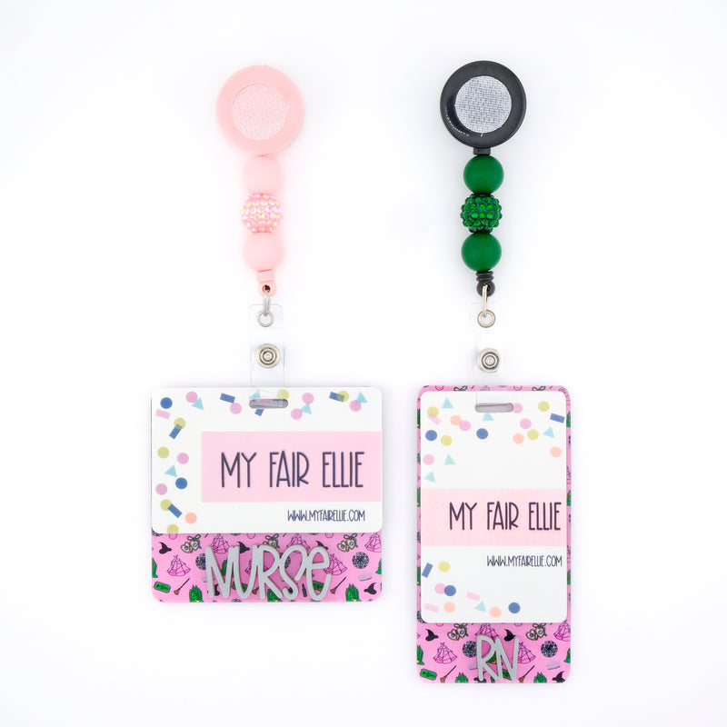 Wicked Witch Backer with Metallic Chrome Karoline Font  // 2-4 Week Turnaround Time