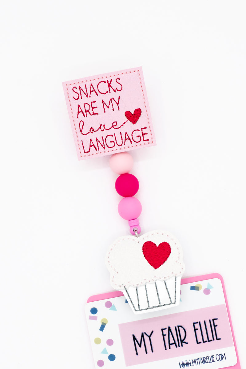 Snacks are my Love Language // Cupcake // Valentine&