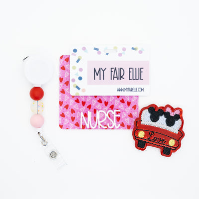 Boy & Girl Mouse in Car // Valentine's