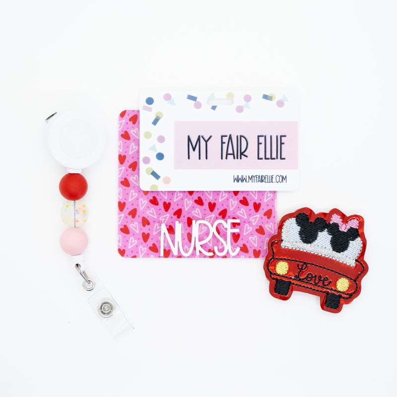 Boy & Girl Mouse in Car // Valentine&