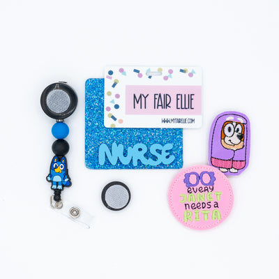 POP UP // Blue Dog Sisters // Badge Buddy