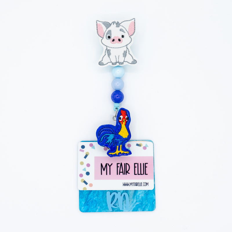 MAGICAL POP UP // Pig & Rooster Best Friends // Badge Buddy