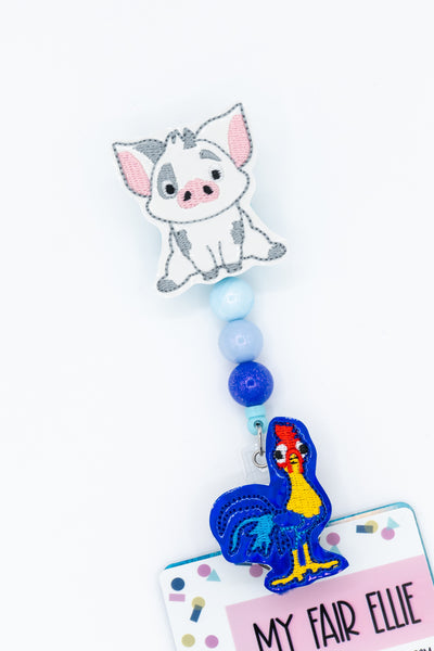 MAGICAL POP UP // Pig & Rooster Best Friends // Badge Buddy