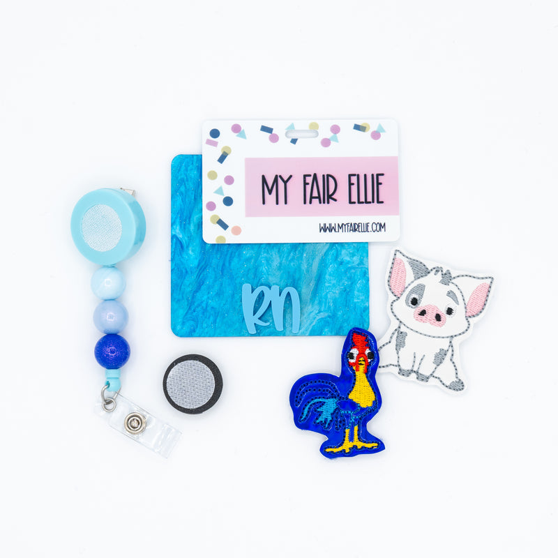 MAGICAL POP UP // Pig & Rooster Best Friends // Badge Buddy