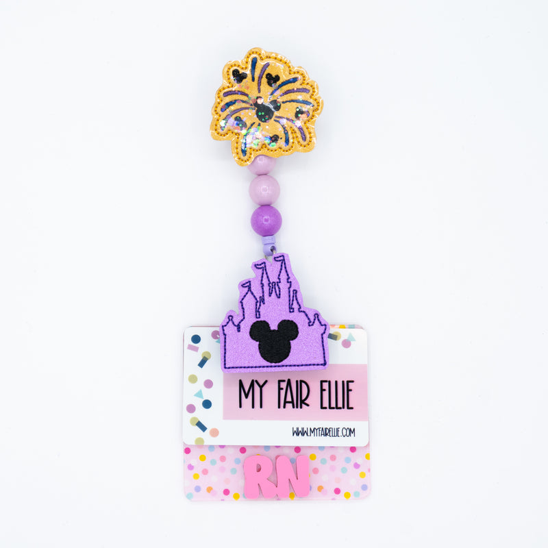 MAGICAL POP UP // Castle & Fireworks // Magical // Badge Buddy