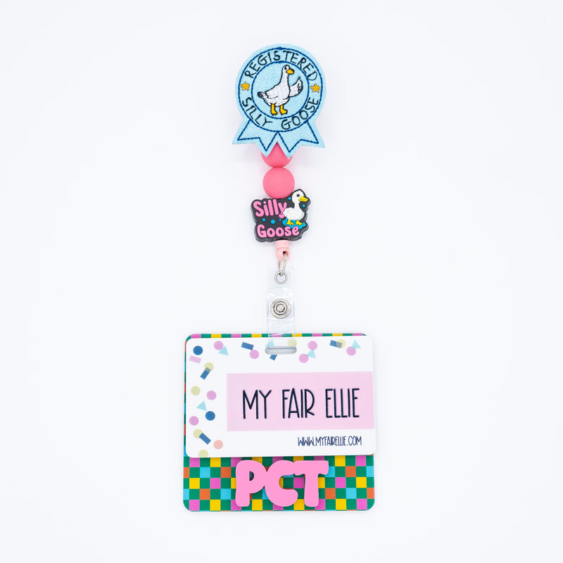 Registered Silly Goose Ribbon // Badge Buddy