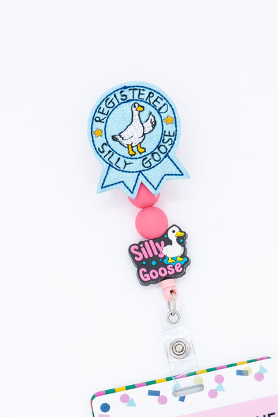 Registered Silly Goose Ribbon // Badge Buddy