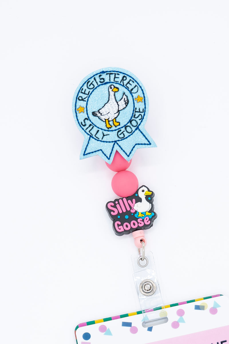 Registered Silly Goose Ribbon // Badge Buddy