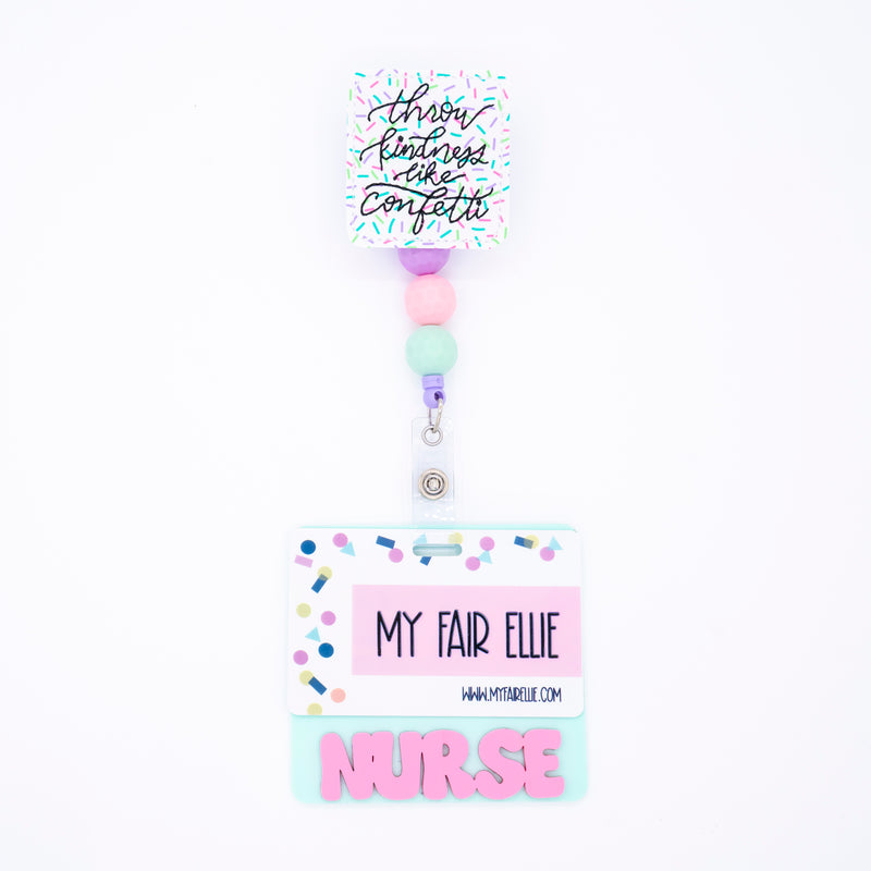 Throw Kindness like Confetti // Badge Buddy