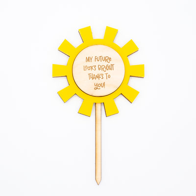 *CUSTOMIZABLE* Teacher Flower Plant Stake // Teacher Gift