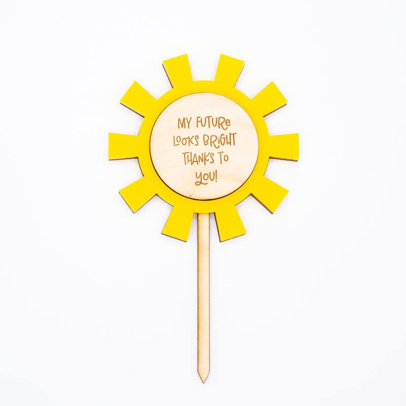 *CUSTOMIZABLE* Teacher Flower Plant Stake // Teacher Gift