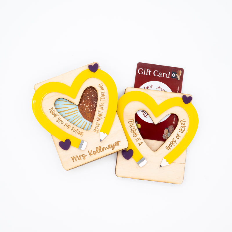 *CUSTOMIZABLE* Gift Card Holder // Teacher Gift