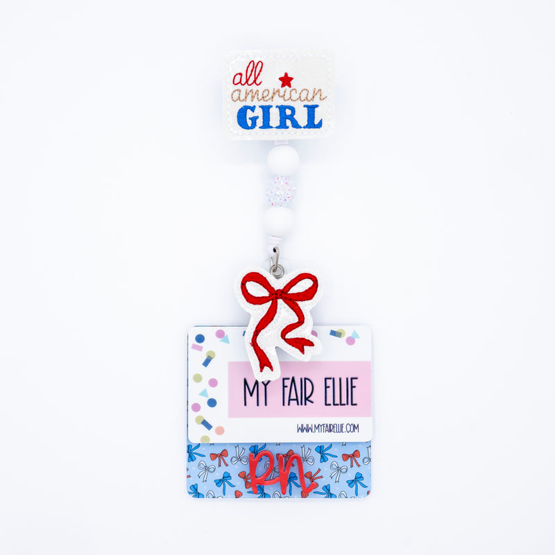 All American Girl // Badge Buddy