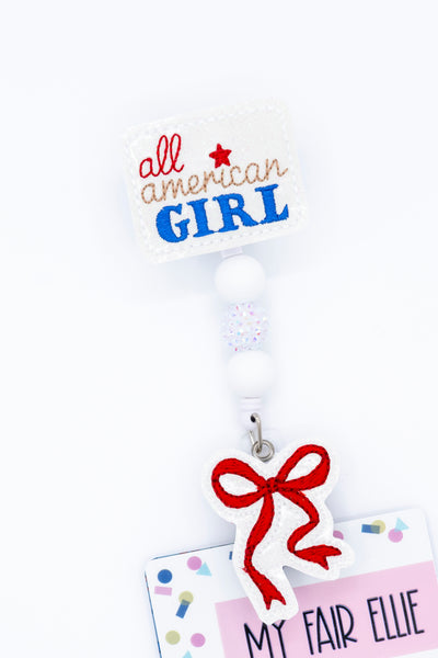 All American Girl // Badge Buddy