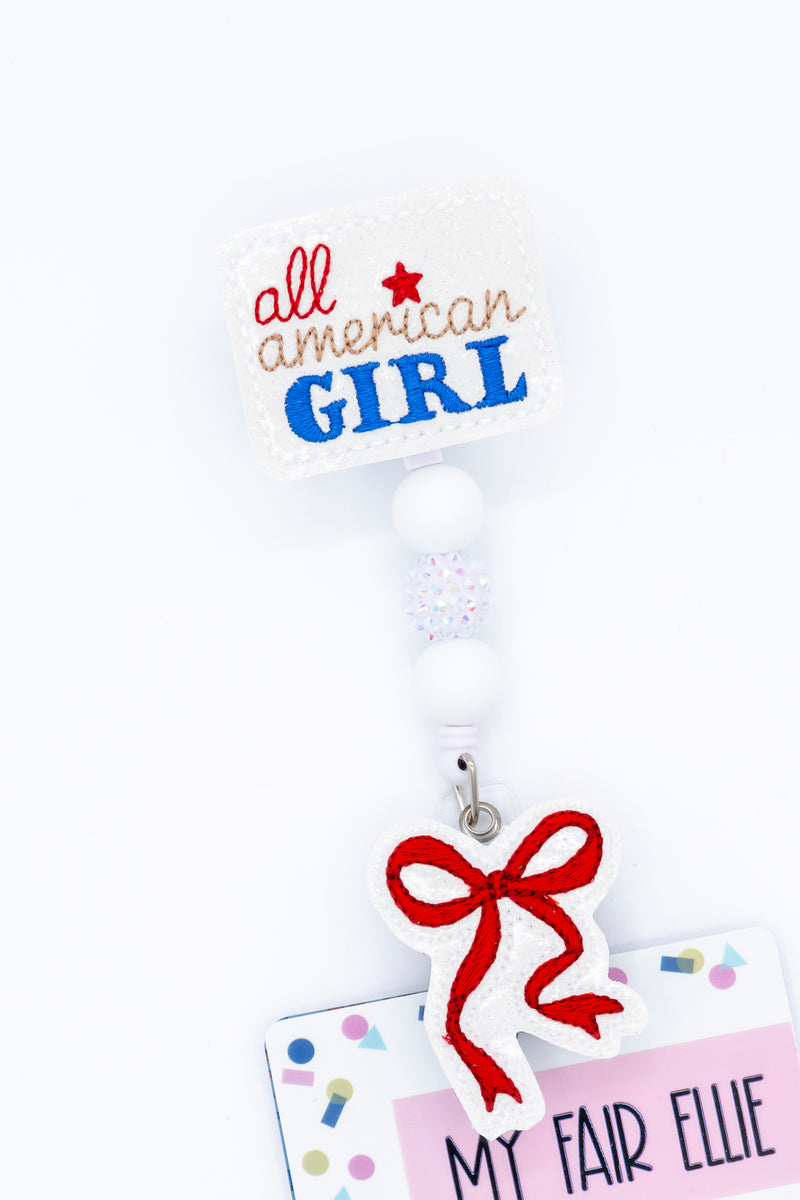 All American Girl // Badge Buddy