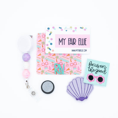 Beachy Vibes Backer with Teal Karoline Font // 2-4 Week Turnaround Time