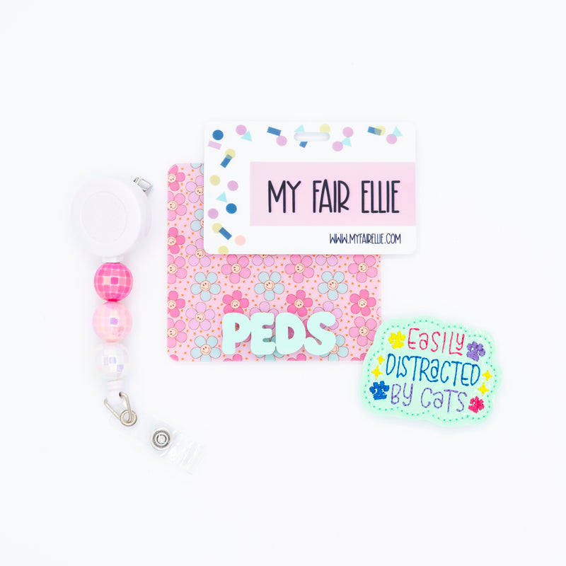 Easily Distracted by Cats // Badge Buddy