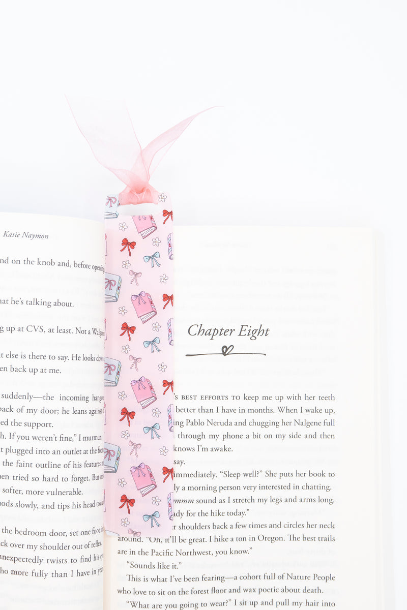Books & Bows // Acrylic Bookmark