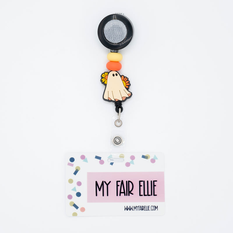 Flat Yellow/Flat Orange/Sunflower Ghost // Black Badge Reel Base // Halloween