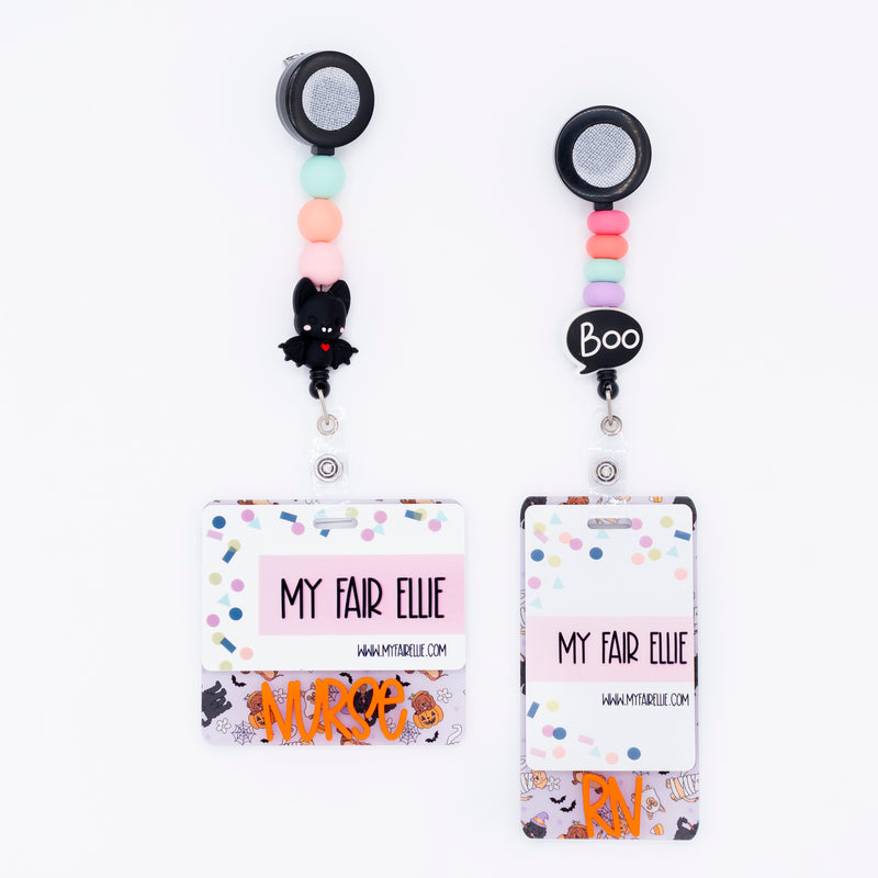 Halloween Dogs Backer with Orange Metallic Karoline Font  // 2-4 Week Turnaround Time