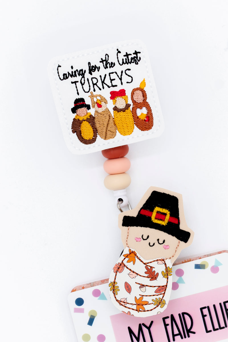 Caring for the Cutest Turkeys // Pilgrim Swaddle Baby // Fall